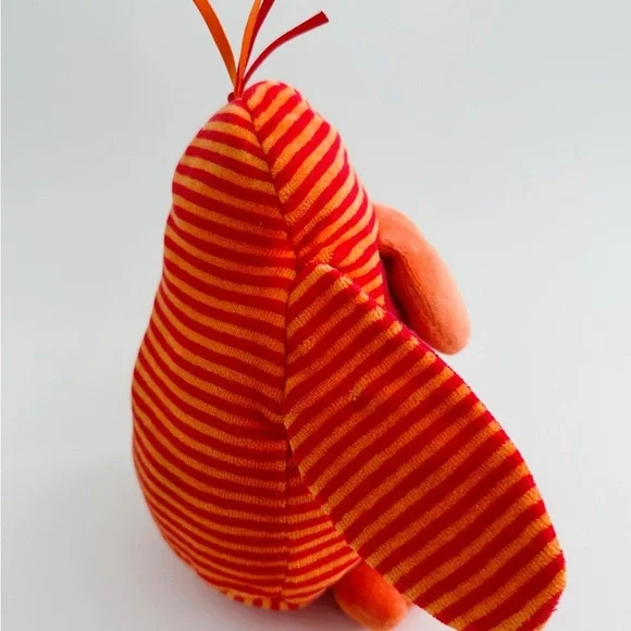 Retired UK Jellycat Beaky Bird Orange - Picture 3 of 11